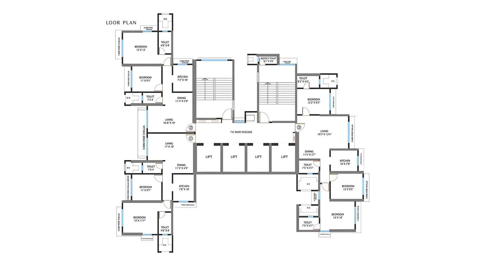 Vardhman-Typical-Flora-Floor-Plan